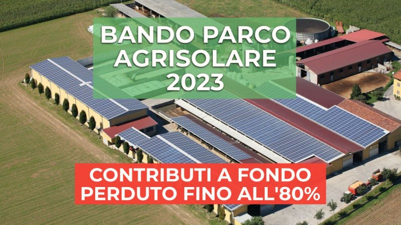Nuovo bando “Parco Agrisolare”: le modalità di presentazione delle domande
